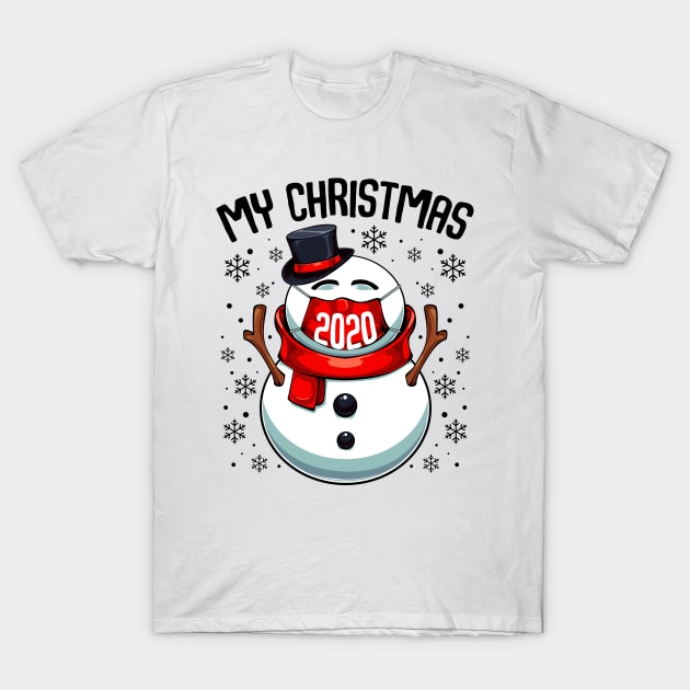 Christmas Snowman T-Shirt by Lumio Gifts